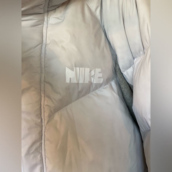 Nike x Sacai Mens down parka puffer jacket white gray Large - Picture 15 of 16